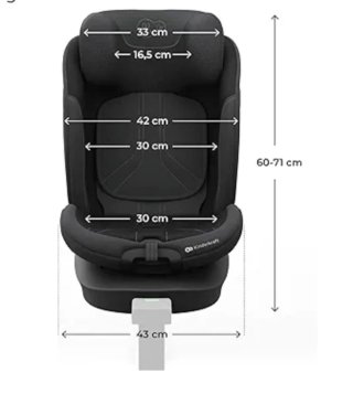 Kinderkraft I-360 2 PRO Silla de coche 40-150 cm