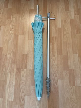 Sombrilla Playa Premium 200cm Rosca incorporada