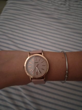 Orologi Quartz Rosa e Bianco