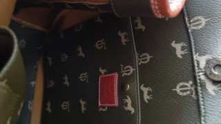 Bolso El Caballo Marrón y Dorado
