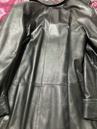 Giaccone in vera pelle da donna