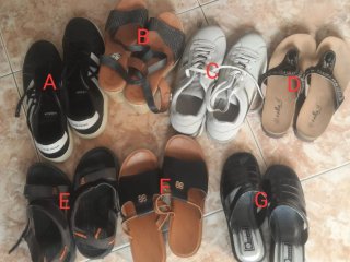 Zapatos de hombres y mujeres