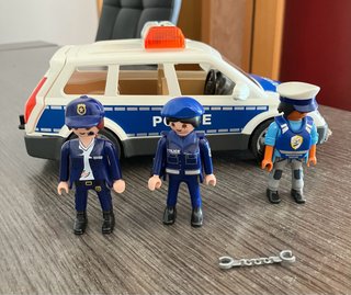 Playmobil Coche de Policía con Figuras