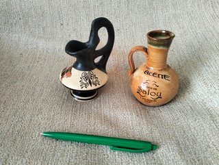 Lote de 8 piezas de cerámica artesanal