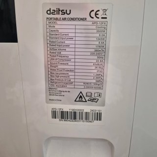 Aire Acondicionado Portátil Daitsu
