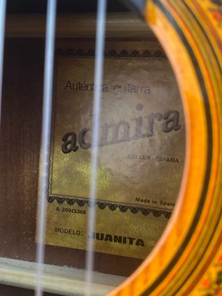 GUITARRA ESPAÑOLA: ADMIRA JUANITA