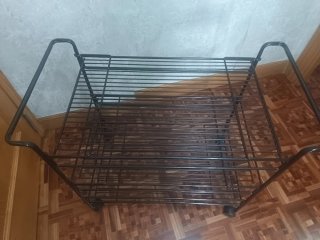 Carrito Auxiliar Metálico Negro