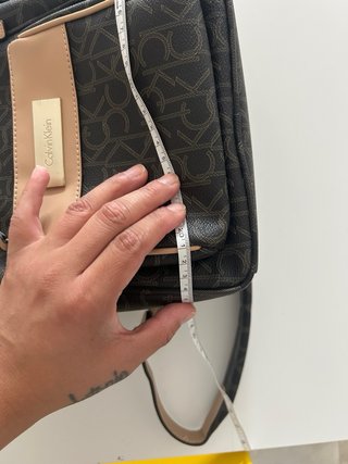 Mochila Calvin Klein Original Marrón y Beige