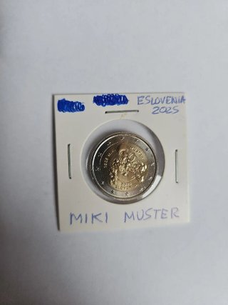 2 euros Miki Muster Eslovenia 2025