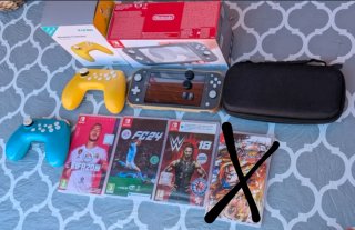 Pack Nintendo switch lite con 256 Gb