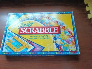 Scrabble Junior Juego de Mesa Palabras Cruzadas