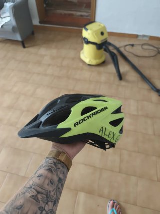 Casco Rockrider bici niño