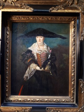 Óleo sobre tela: La Belle Strasbourgeo