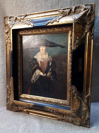 Óleo sobre tela: La Belle Strasbourgeo
