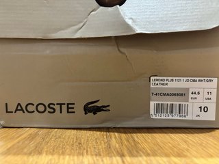 Zapatillas Lacoste Lerond Plus blancas piel hombre