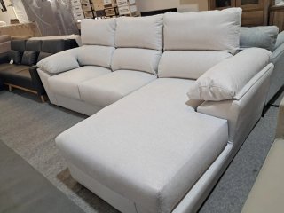 Sofá chaislongue Covadonga beige