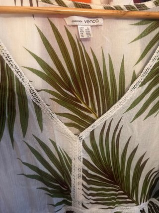 Vestido Verano Estampado Hojas