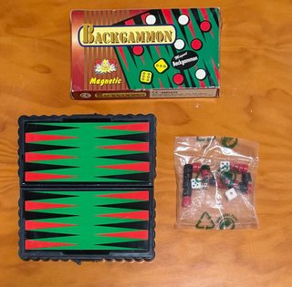 Backgammon Magnético de Bolsillo