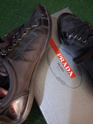 Prada Sneakers Uomo Pelle Nera