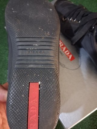 Prada Sneakers Uomo Pelle Nera