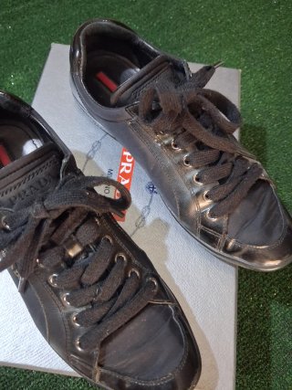 Prada Sneakers Uomo Pelle Nera