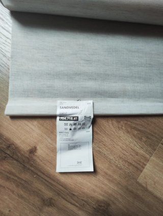 Estor Sandvedel Ikea 140cm Beige Nuevo