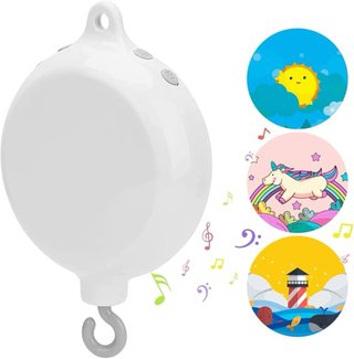 Móvil cuna musical con peluches