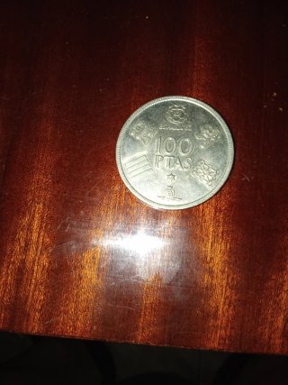 Moneda 100 PTAS España 198o