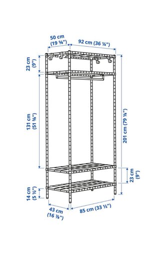 Estantería Armario Metálica IKEA