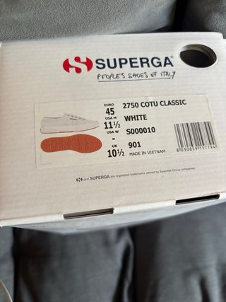 Zapatillas Superga Talla 45 Nuevas