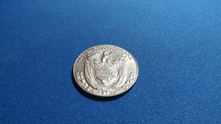 Moneta 1/2 Balboa Panama 1975 Rame Nichel