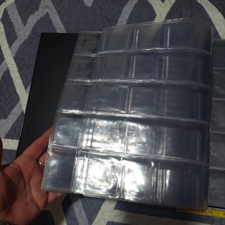 Álbum para monedas con hojas sin cajetin
