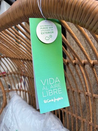 Sillón Huevo Doble Colgante El Corte Inglés