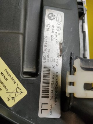 FARO DELANTERO DERECHO BMW E90 E91 XENON LAVAFAROS