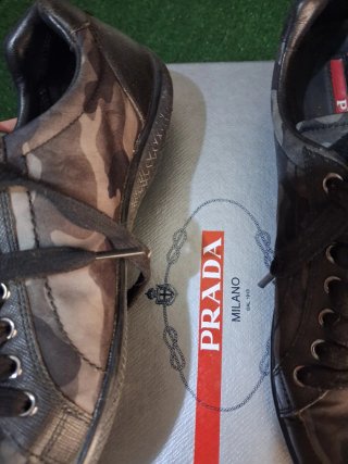 Prada Sneakers Camouflage Multicolor