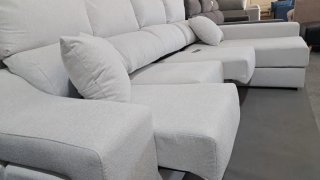 Sofá Cama Emma Beige/Blanco