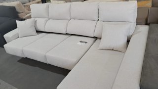 Sofá Cama Emma Beige/Blanco