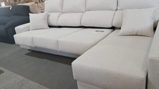 Sofá Cama Emma Beige/Blanco