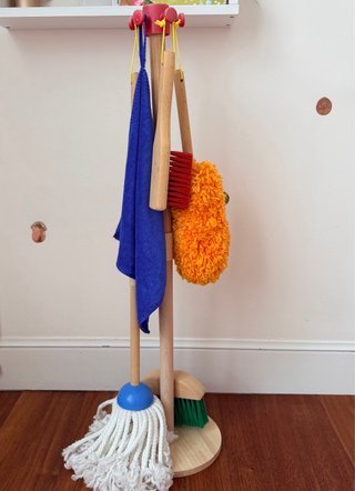 Set de limpieza de madera niños