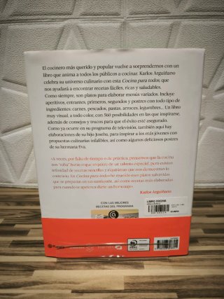 Libro cocina Karlos Arguiñano Cocina para todos