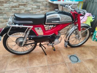 Mobylette Sp-91 Sherpa Roja y Negra