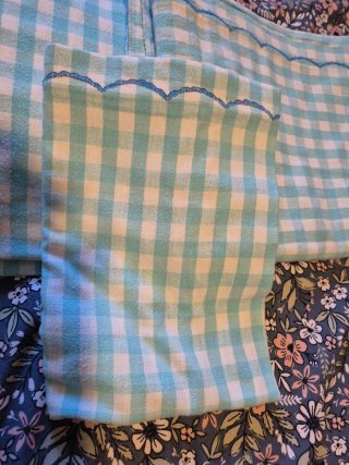 Sábanas de 80cm a cuadros