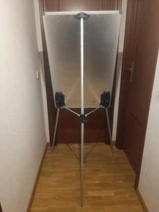 Pizarra Blanca Magnética con Caballete 90x 60 Cm
