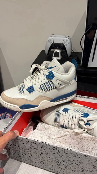 Jordan 4 Blu e Bianco