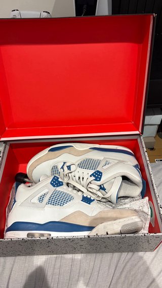 Jordan 4 Blu e Bianco