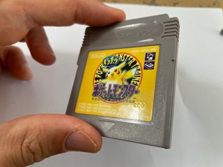 Pokemon Yellow Giallo Nintendo Game Boy Dmg-Apsj-J