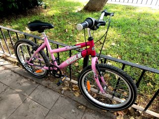 Bicicleta infantil montaña rosa