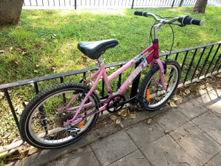 Bicicleta infantil montaña rosa
