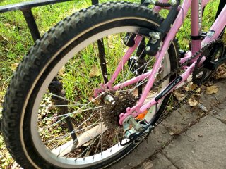 Bicicleta infantil montaña rosa
