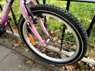 Bicicleta infantil montaña rosa